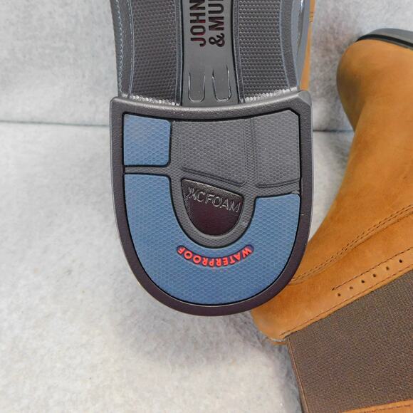 Johnston & Murphy Men's Boots Tan Oiled Full Grain Waterproof Size 11 New - Picture 9 of 12